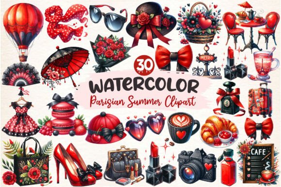 Download Parisian Summer Clipart - Parisian Collection