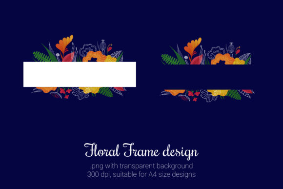 Download Floral Frame for Greeting Cards - Greeting cards Collection