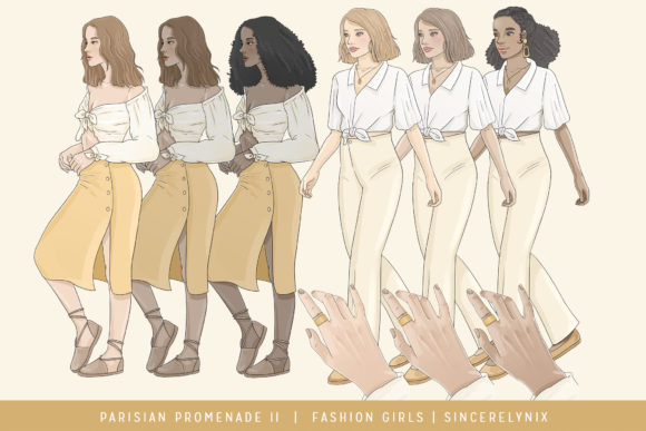 Download Spring Summer Parisian Fashion Girls - Parisian Collection